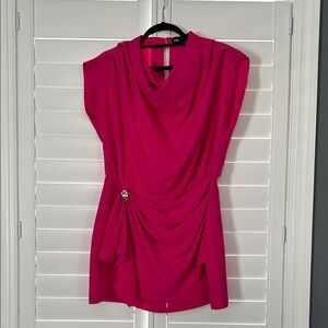 Zara Fuchsia Asymmetrical Dress